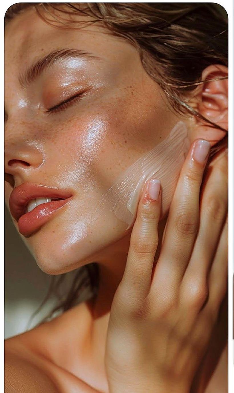 Pele iluminada e natural após harmonização facial
